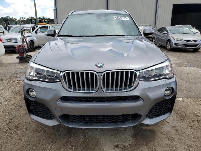 5UXWX7C56F0K32762 - 2015 BMW X3 XDRIVE35I CHARCOAL photo 5