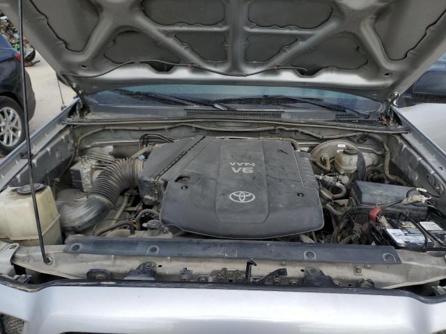 3TMJU4GN2AM097346 - 2010 TOYOTA TACOMA DOUBLE CAB PRERUNNER SILVER photo 11