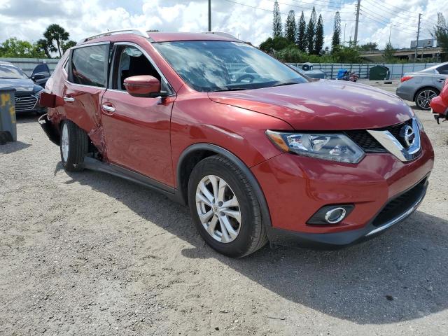 KNMAT2MT0GP685789 - 2016 NISSAN ROGUE S BURGUNDY photo 4