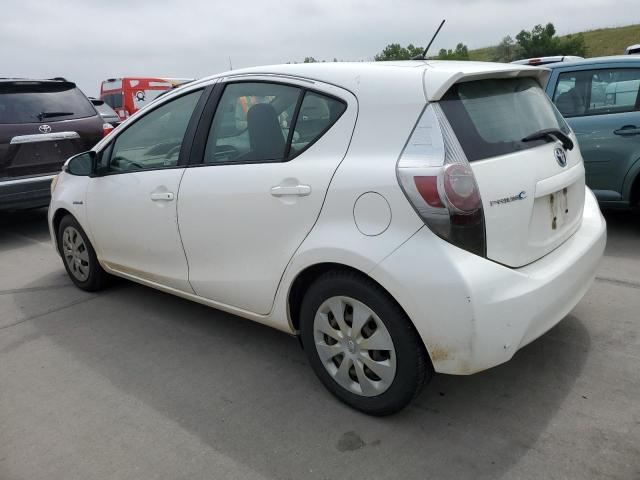 JTDKDTB34C1501204 - 2012 TOYOTA PRIUS C WHITE photo 2