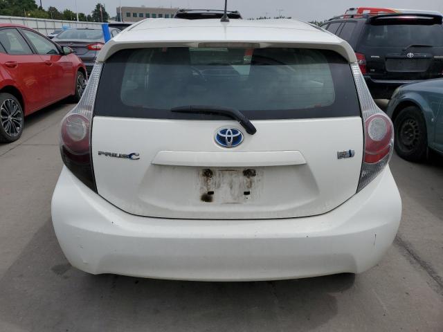 JTDKDTB34C1501204 - 2012 TOYOTA PRIUS C WHITE photo 6