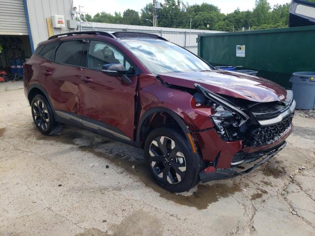 5XYK6CAF2PG111665 - 2023 KIA SPORTAGE X LINE MAROON photo 4