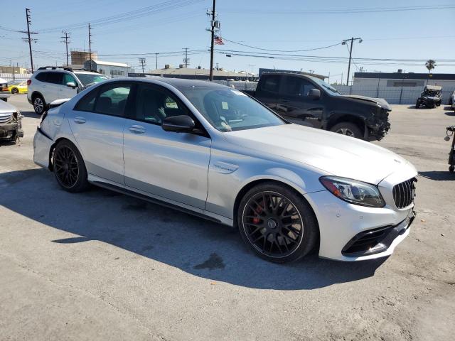 55SWF8HB7LU331756 - 2020 MERCEDES-BENZ C 63 AMG-S SILVER photo 4