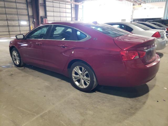 2G1115SL3E9220454 - 2014 CHEVROLET IMPALA LT BURGUNDY photo 2