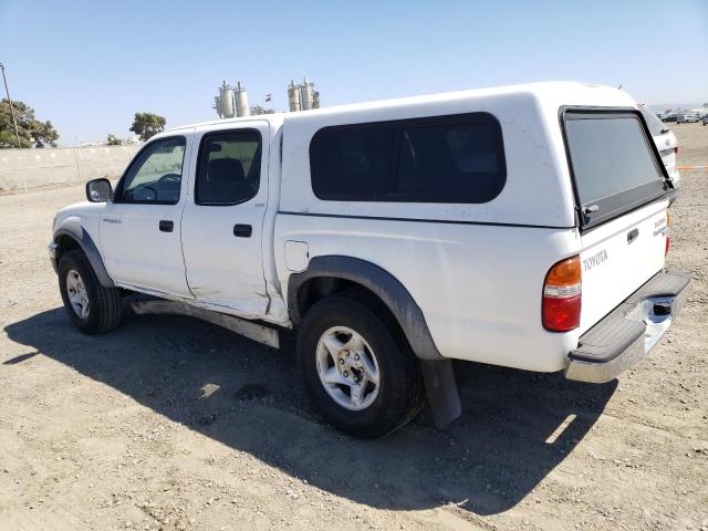 5TEGN92N91Z771040 - 2001 TOYOTA TACOMA DOUBLE CAB PRERUNNER WHITE photo 2