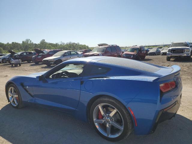 1G1YB2D71F5121186 - 2015 CHEVROLET CORVETTE STINGRAY 1LT BLUE photo 2