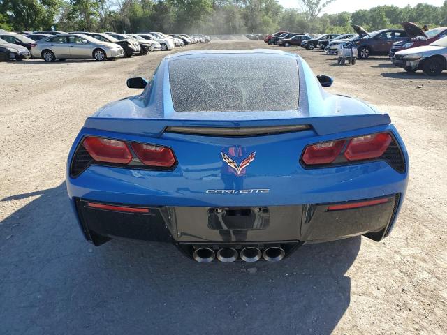 1G1YB2D71F5121186 - 2015 CHEVROLET CORVETTE STINGRAY 1LT BLUE photo 6