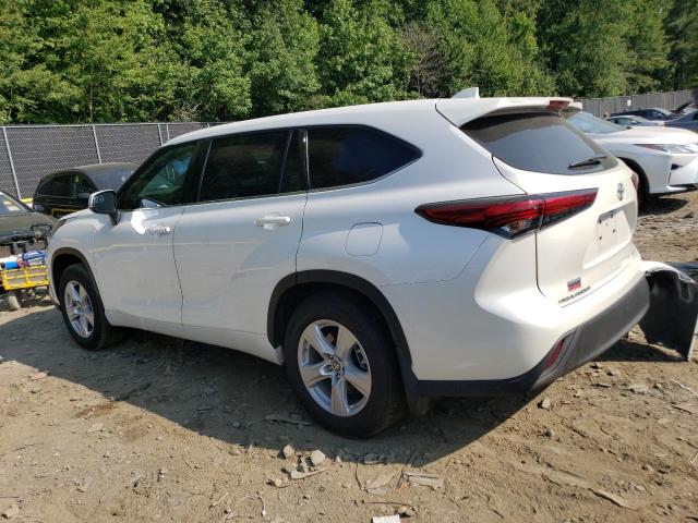 5TDCZRBHXMS103438 - 2021 TOYOTA HIGHLANDER L WHITE photo 2