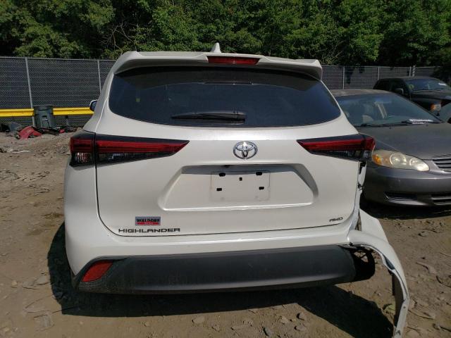 5TDCZRBHXMS103438 - 2021 TOYOTA HIGHLANDER L WHITE photo 6