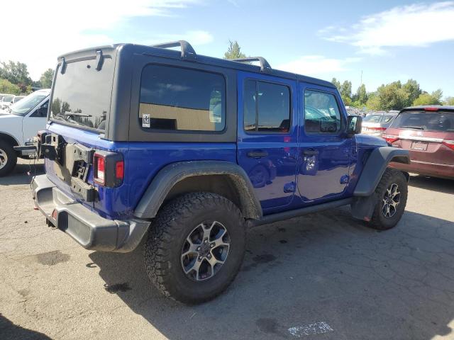 1C4HJXFG5JW310737 - 2018 JEEP WRANGLER RUBICON BLUE photo 3