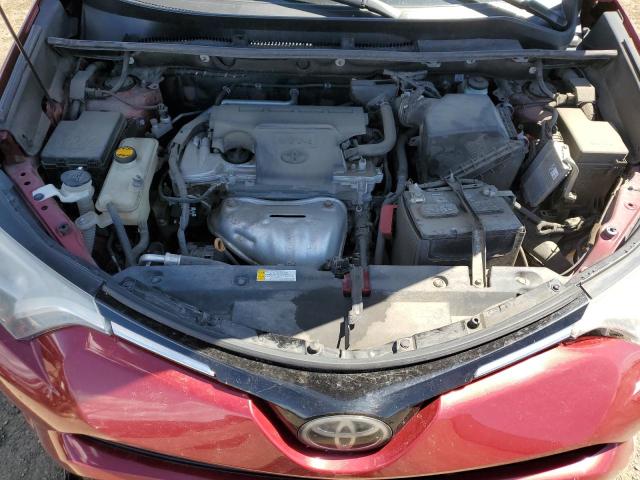 2T3BFREV9JW702959 - 2018 TOYOTA RAV4 LE RED photo 12