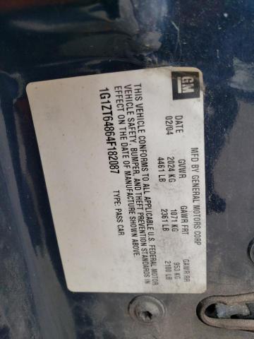 1G1ZT64864F182087 - 2004 CHEVROLET MALIBU MAXX LS 蓝色 照片 12