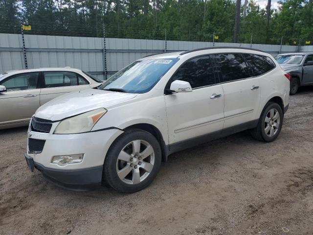 1GNKRLED4BJ357424 - 2011 CHEVROLET TRAVERSE LTZ WHITE photo 1