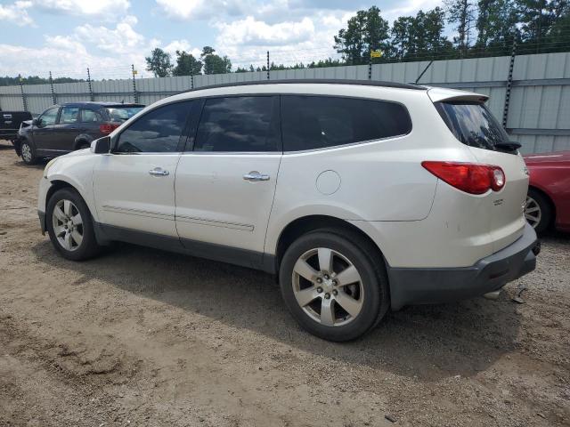 1GNKRLED4BJ357424 - 2011 CHEVROLET TRAVERSE LTZ WHITE photo 2