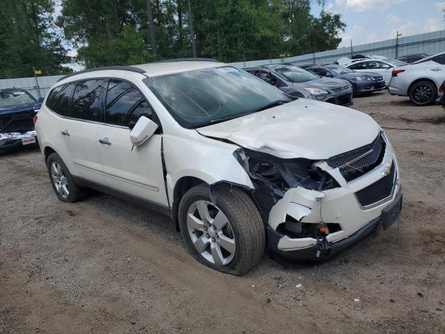 1GNKRLED4BJ357424 - 2011 CHEVROLET TRAVERSE LTZ WHITE photo 4