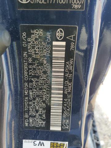 JTKDE177160116837 - 2006 TOYOTA SCION TC 蓝色 照片 12