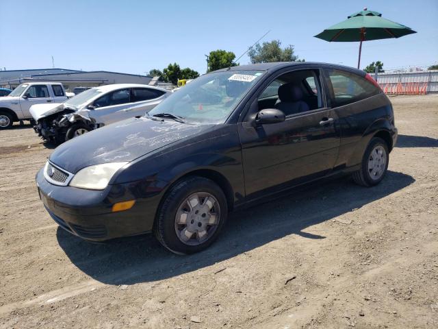 1FAFP31N37W190651 - 2007 FORD FOCUS ZX3 BLACK photo 1