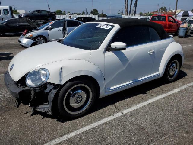 3VW5X7AT3DM803288 - 2013 VOLKSWAGEN BEETLE WHITE photo 1