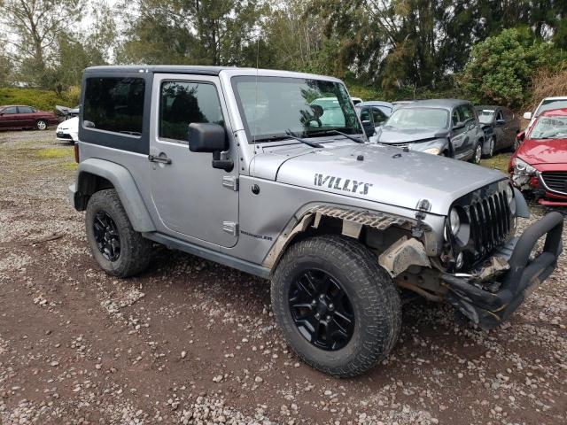 1C4AJWAG5FL759346 - 2015 JEEP WRANGLER SPORT SILVER photo 4