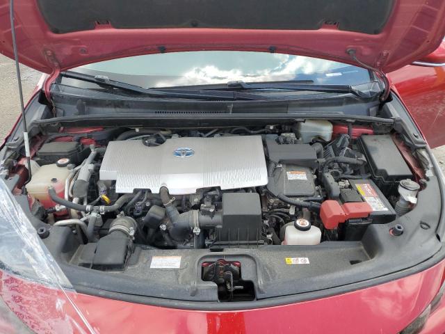 JTDKARFP5H3062616 - 2017 TOYOTA PRIUS PRIM წითელი ფოტო 11