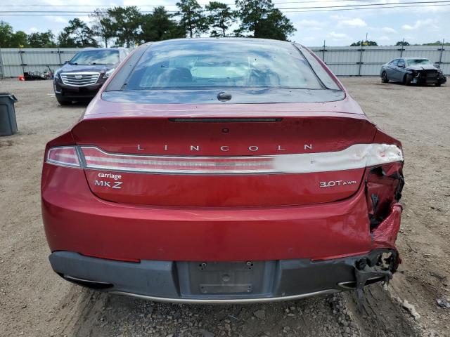 3LN6L5FCXHR631670 - 2017 LINCOLN MKZ RESERVE RED photo 6