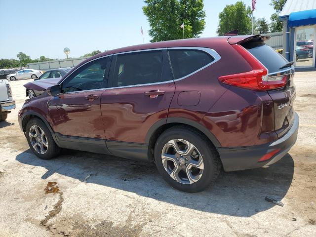 7FARW1H87KE014749 - 2019 HONDA CR-V EXL MAROON photo 2