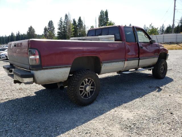 3B7KF23CXTM105591 - 1996 DODGE RAM 2500 BURGUNDY photo 3