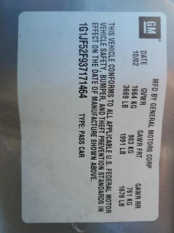 1G1JF52F937171464 - 2003 CHEVROLET CAVALIER LS 棕色 照片 12