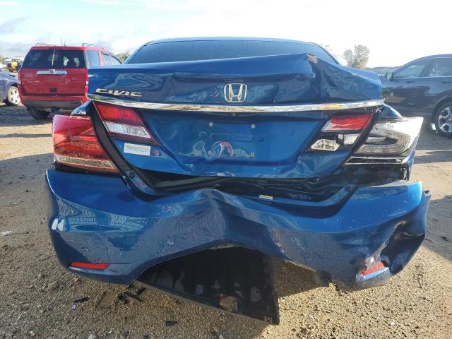 19XFB2F56DE052409 - 2013 HONDA CIVIC LX BLUE photo 6