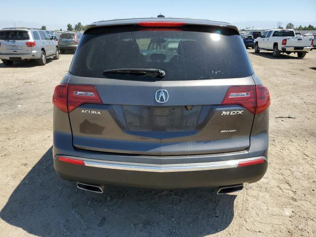 2HNYD2H61BH538937 - 2011 ACURA MDX TECHNOLOGY GRAY photo 6