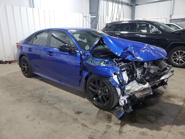 2HGFE2F51NH578767 - 2022 HONDA CIVIC SPORT 蓝色 照片 4