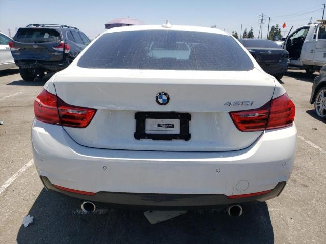 WBA4B1C51GG242464 - 2016 BMW 435 I GRAN COUPE WHITE photo 6
