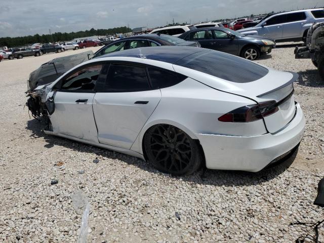 5YJSA1E65NF463527 - 2022 TESLA MODEL S WHITE photo 2