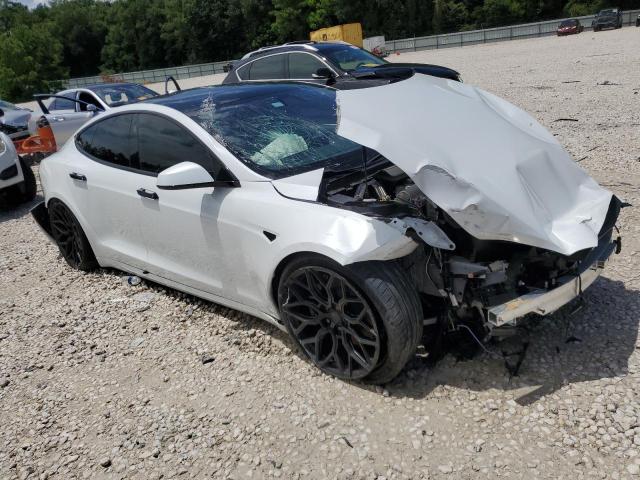 5YJSA1E65NF463527 - 2022 TESLA MODEL S WHITE photo 4
