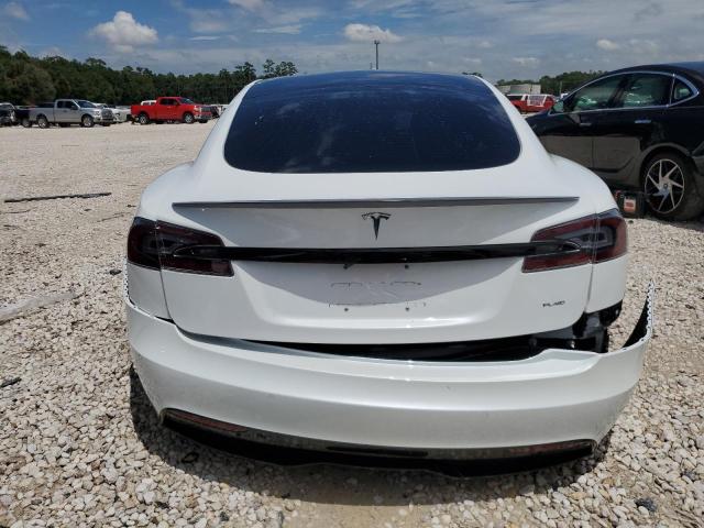 5YJSA1E65NF463527 - 2022 TESLA MODEL S WHITE photo 6