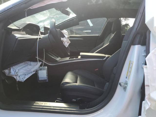 5YJSA1E65NF463527 - 2022 TESLA MODEL S WHITE photo 7