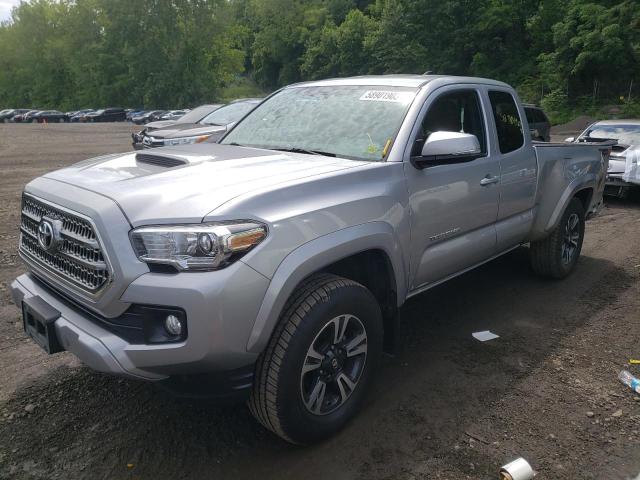 5TFSZ5ANXGX025995 - 2016 TOYOTA TACOMA ACCESS CAB ვერცხლისფერი ფოტო 1