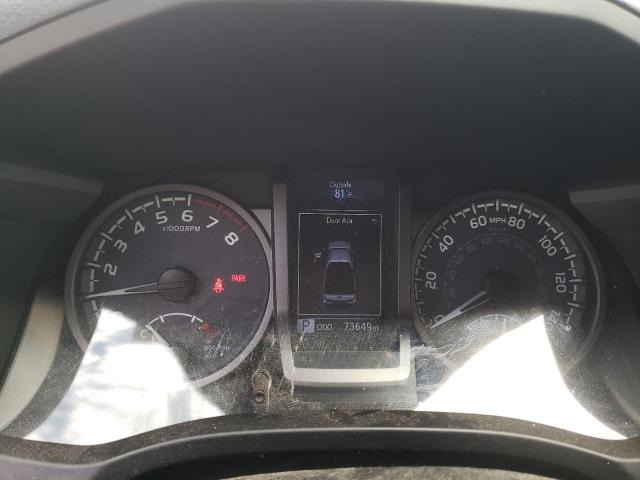 5TFSZ5ANXGX025995 - 2016 TOYOTA TACOMA ACCESS CAB ვერცხლისფერი ფოტო 9