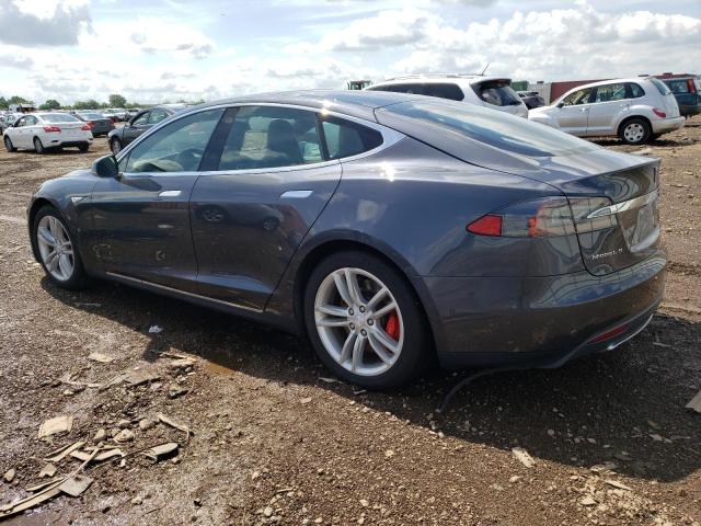 5YJSA1H45FF097144 - 2015 TESLA MODEL S P85D GRAY photo 2