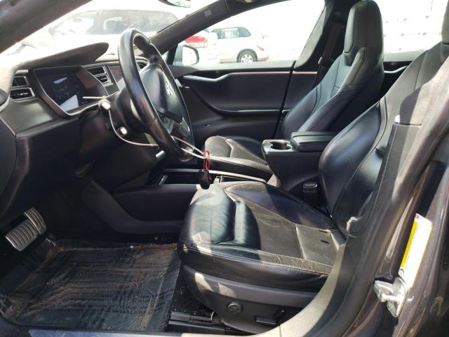 5YJSA1H45FF097144 - 2015 TESLA MODEL S P85D GRAY photo 7