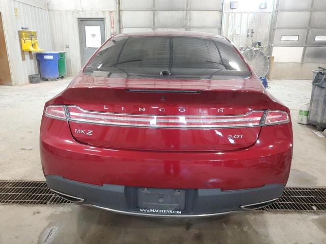 3LN6L5C96HR650824 - 2017 LINCOLN MKZ SELECT BURGUNDY photo 6