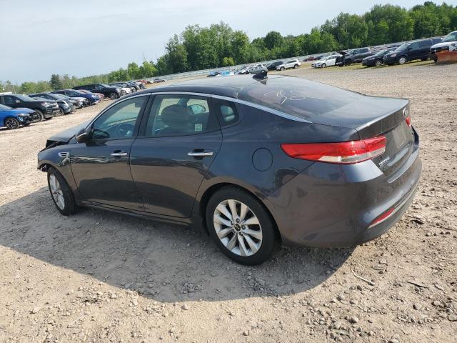 5XXGU4L30JG218374 - 2018 KIA OPTIMA EX GRAY photo 2