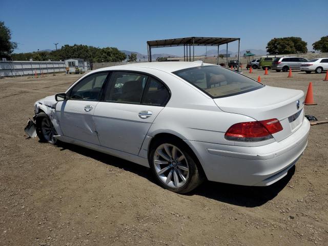 WBAHN83598DT84484 - 2008 BMW 750 LI WHITE photo 2