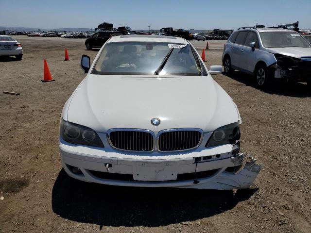 WBAHN83598DT84484 - 2008 BMW 750 LI WHITE photo 5