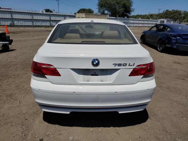 WBAHN83598DT84484 - 2008 BMW 750 LI WHITE photo 6