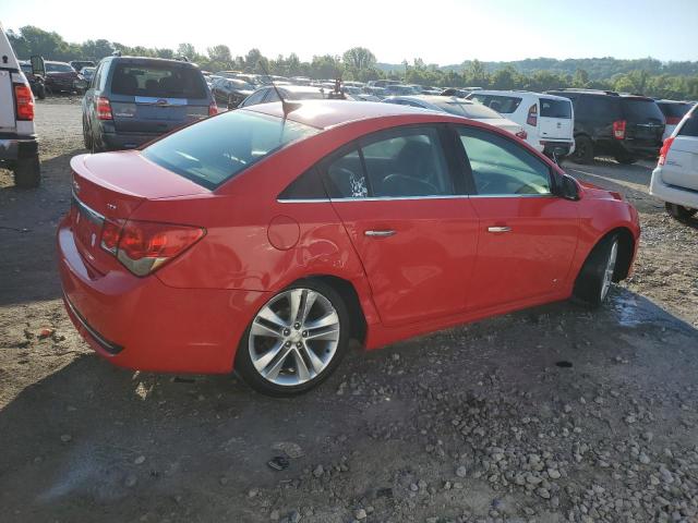 1G1PG5SB0E7159095 - 2014 CHEVROLET CRUZE LTZ RED photo 3