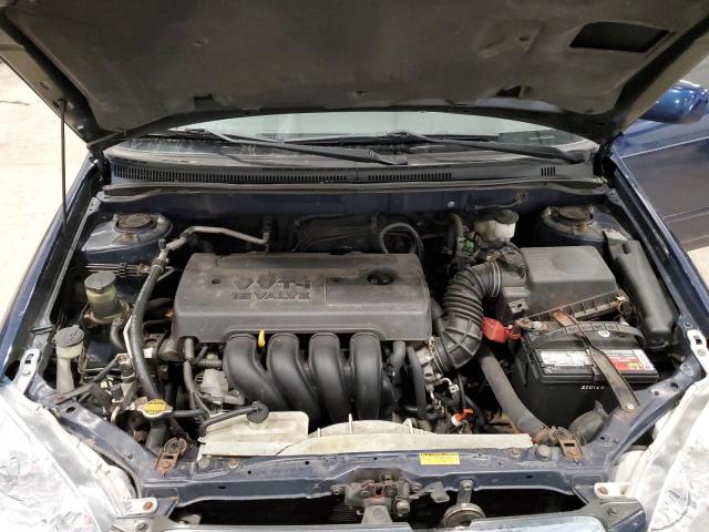 2T1BR30E35C424622 - 2005 TOYOTA COROLLA CE BLUE photo 11