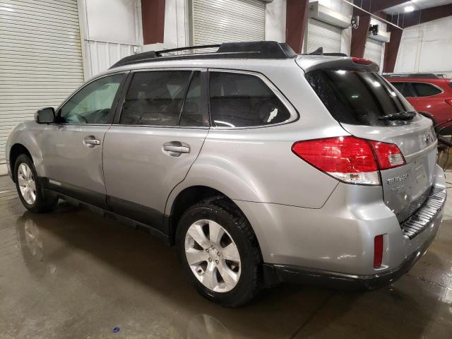 4S4BRDJC4B2343766 - 2011 SUBARU OUTBACK 3.6R LIMITED SILVER photo 2