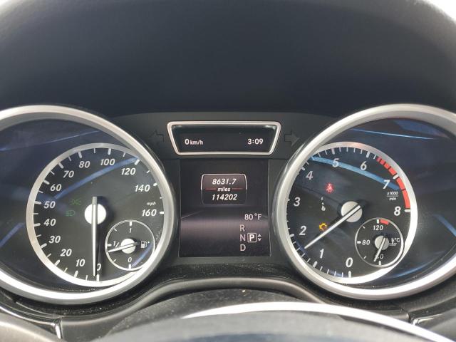 4JGDA5HB8FA532435 - 2015 MERCEDES-BENZ ML 350 4MATIC BLACK photo 9