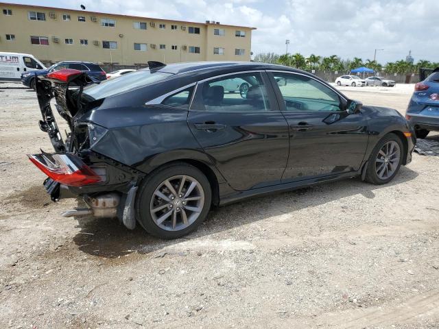 19XFC1F7XLE006895 - 2020 HONDA CIVIC EXL შავი ფოტო 3